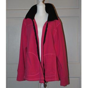 Black & Pink Performance Fleece (Calvin Klein 3X)